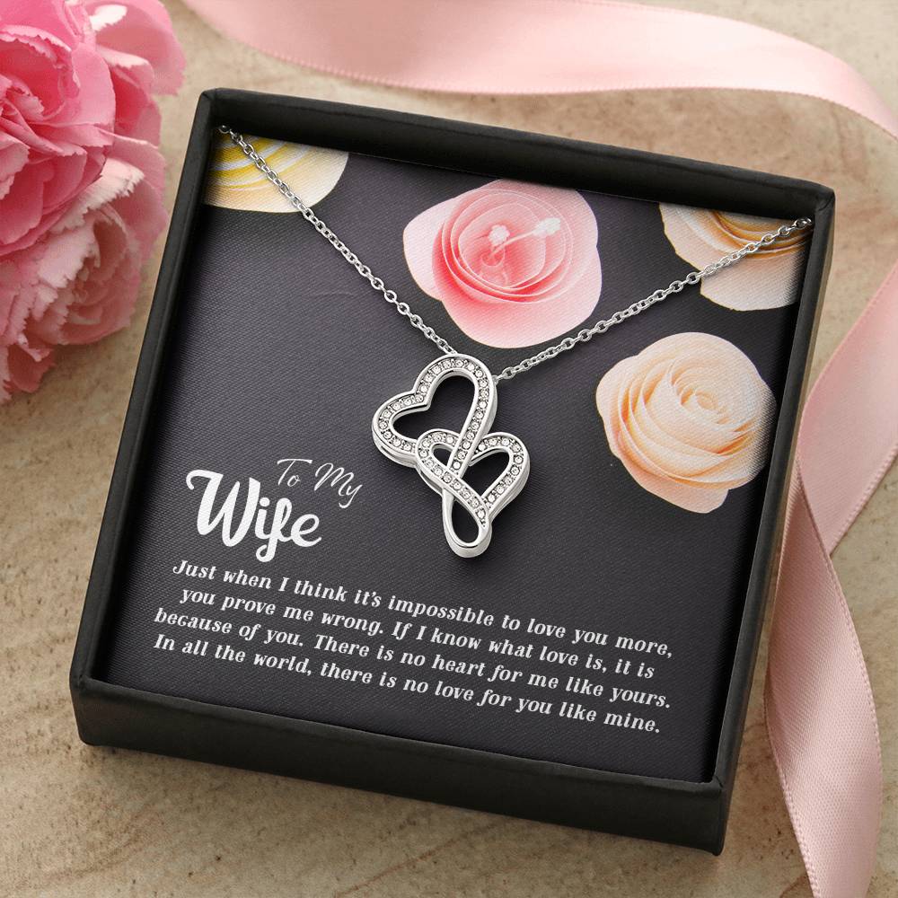 Collection Wife - Just When I Think - Necklace Double Hearts Necklace