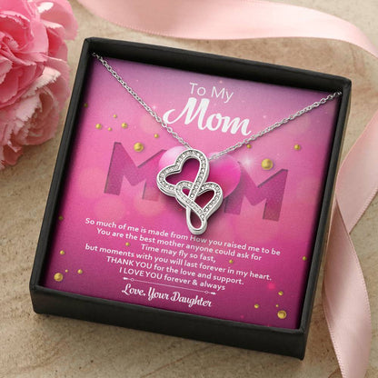 Collection Mom - So Much Of Me - Double Heart - Necklace Double Hearts Necklace