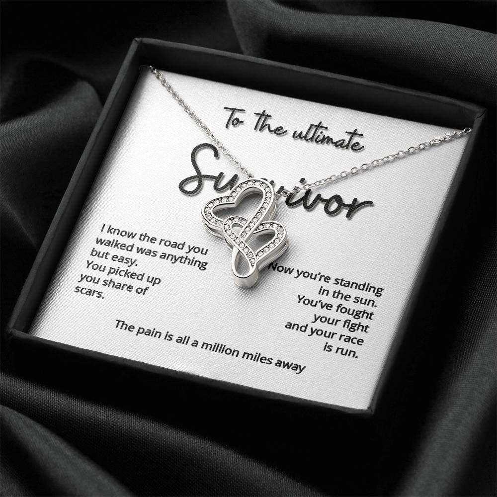 Ultimate Survivor Double Hearts Necklace