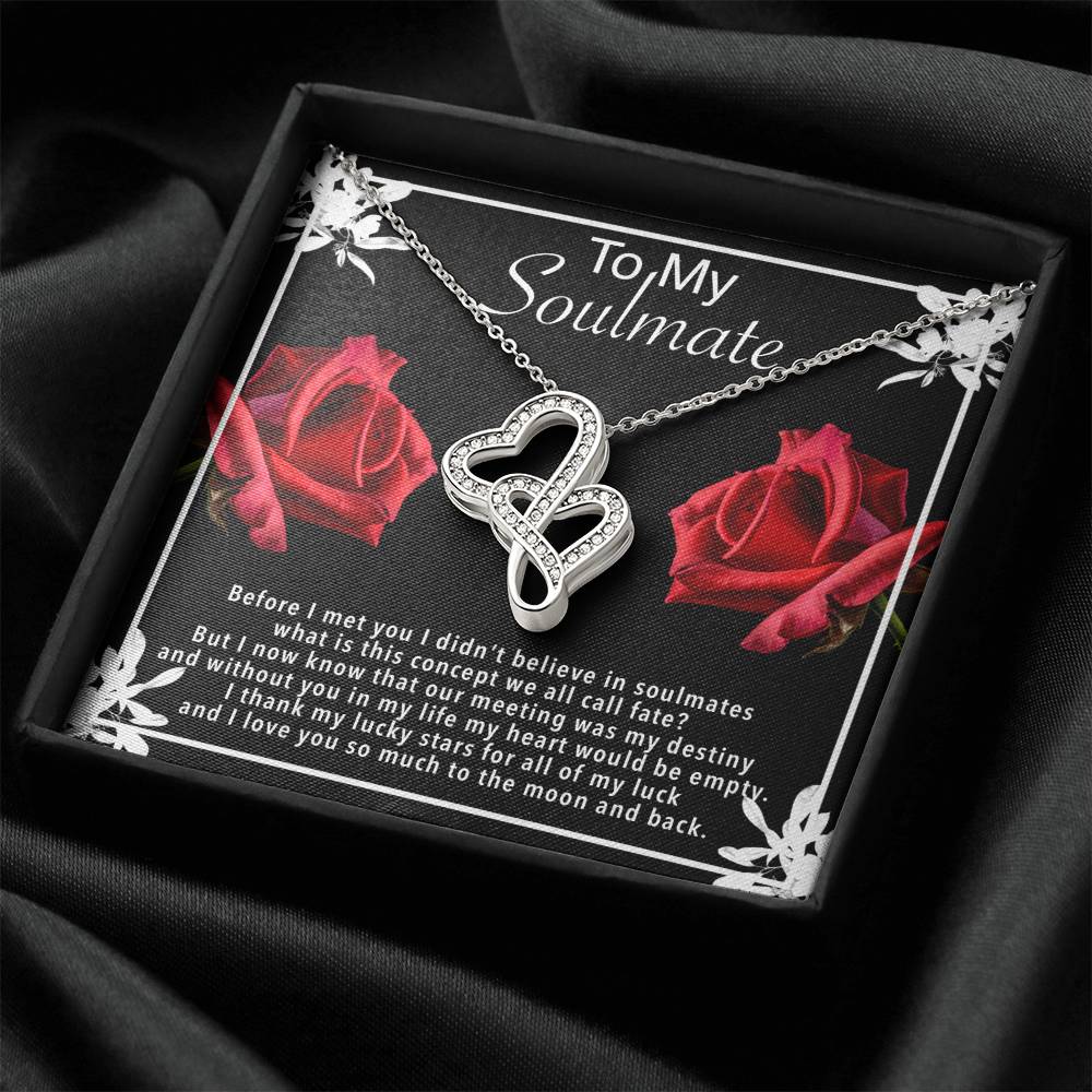 Double Hearts Soulmate Necklace Double Hearts Necklace