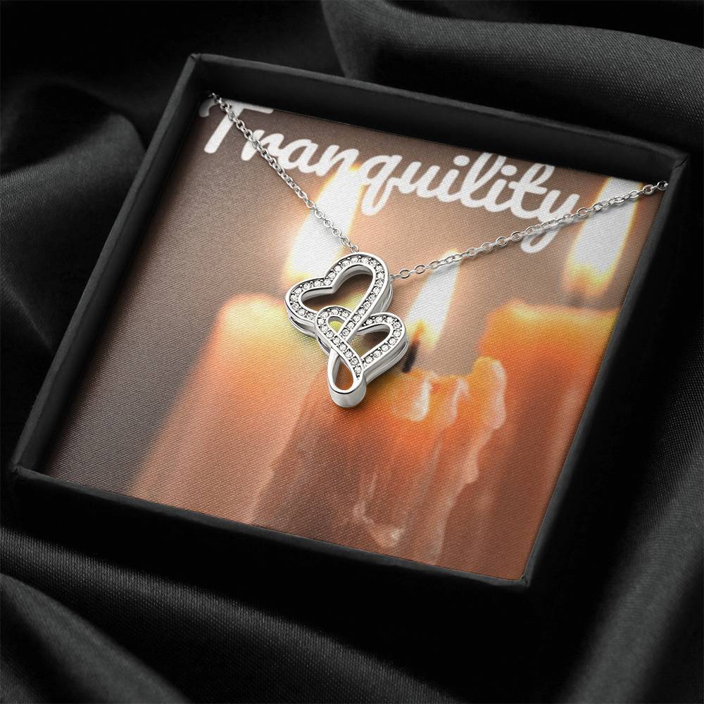 Tranquility Jewelry Ike Mens Production Double Hearts Necklace