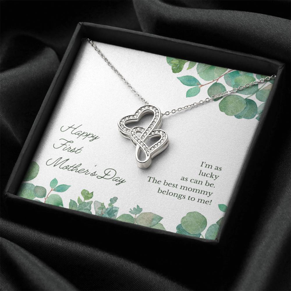 Double Heart - Mother's Day Double Hearts Necklace
