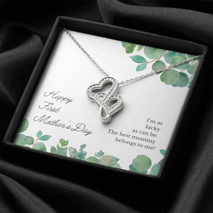 Double Heart - Mother's Day Double Hearts Necklace
