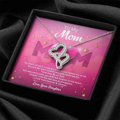 Collection Mom - So Much Of Me - Double Heart - Necklace Double Hearts Necklace
