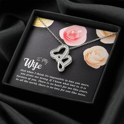 Collection Wife - Just When I Think - Necklace Double Hearts Necklace