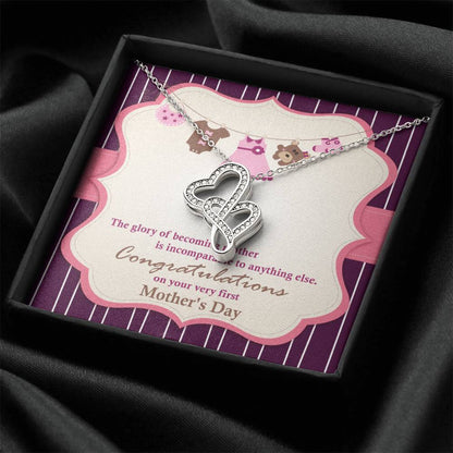 Double Hearts - Mother's Day Double Hearts Necklace