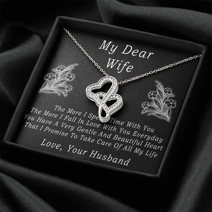 All My Life Double Hearts Necklace