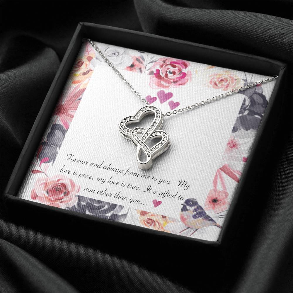 Forever Love Double Hearts Necklace