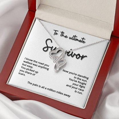Ultimate Survivor Double Hearts Necklace