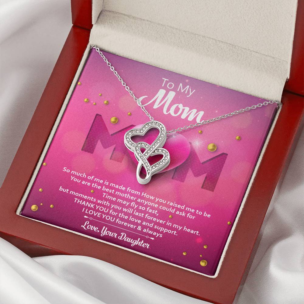 Collection Mom - So Much Of Me - Double Heart - Necklace Double Hearts Necklace