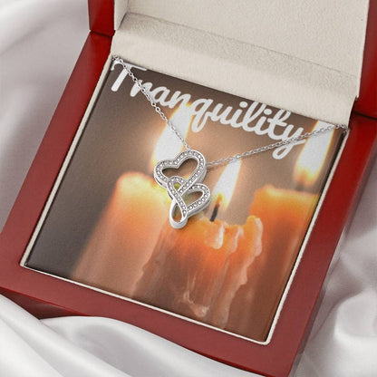 Tranquility Jewelry Ike Mens Production Double Hearts Necklace