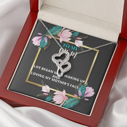 Birthday Gift For Mother Mother Gift Necklace Christmas Gift Meaningful Mother Gift 10 Double Hearts Necklace