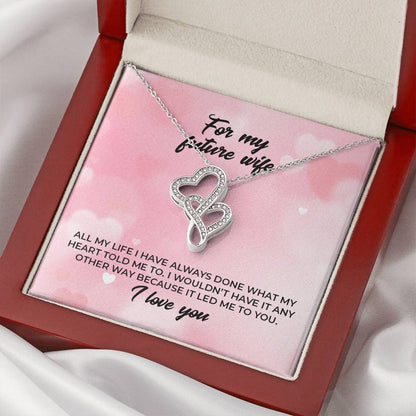 Eternal Bond Necklace Double Hearts Necklace