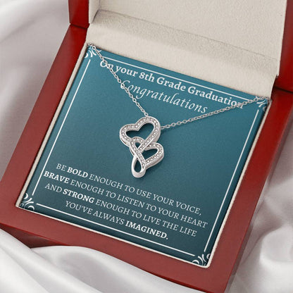 Double Heart Be Bold To Use Double Hearts Necklace