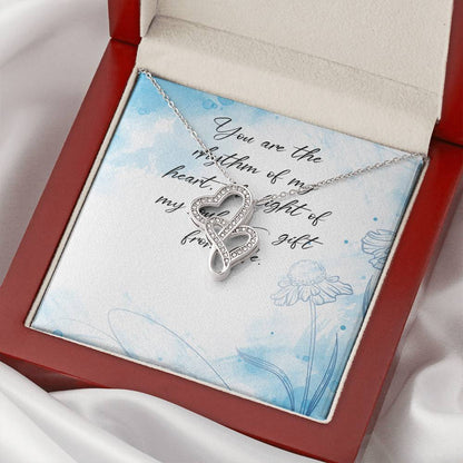 You Are The Rhythm Of My Heartthe Light Of My Soula Gift Of Life Double Hearts Necklace