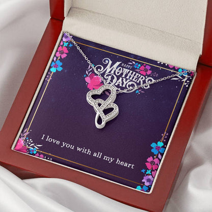 Double Hearts Mother's Day Necklace Double Hearts Necklace