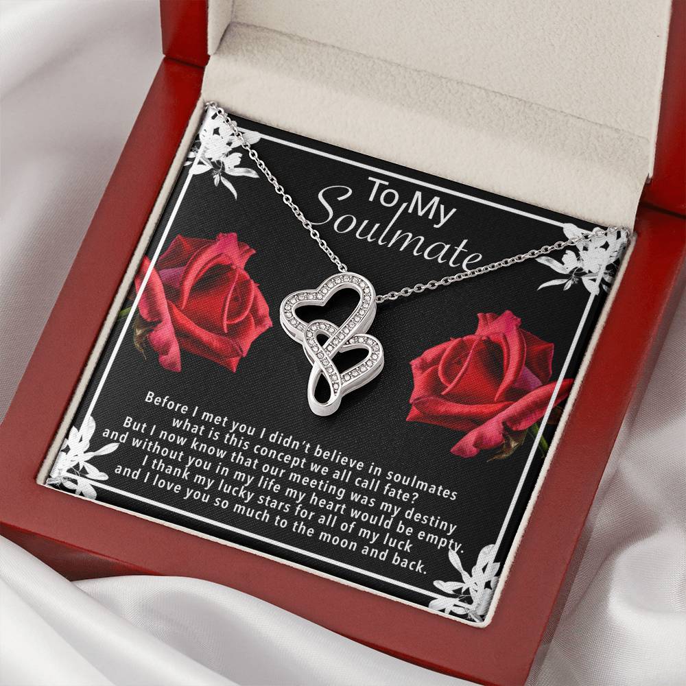 Double Hearts Soulmate Necklace Double Hearts Necklace