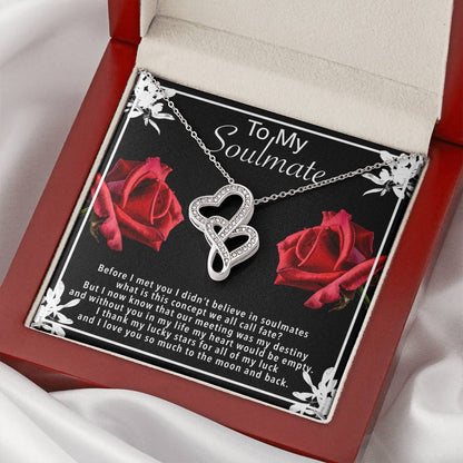 Double Hearts Soulmate Necklace Double Hearts Necklace