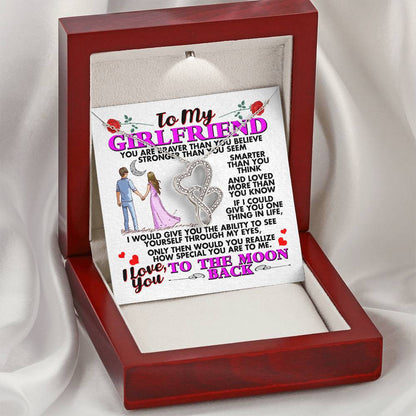 Double Heart Necklace For Girlfriend Double Hearts Necklace