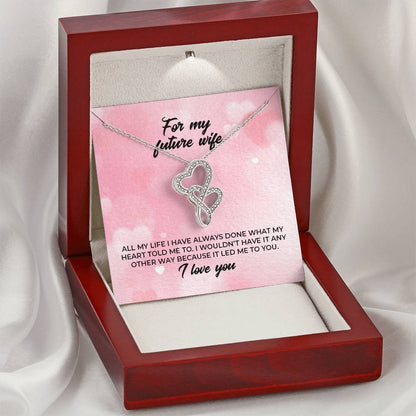 Eternal Bond Necklace Double Hearts Necklace