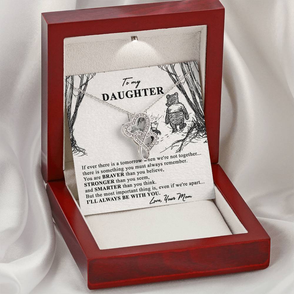 Gift For Daughter From Mom Daughter Mother Necklace Daughter Gift From Mom To My Daughter Daughters Birthday Unique Gr Double Hearts Necklace