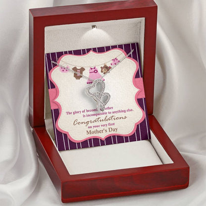 Double Hearts - Mother's Day Double Hearts Necklace