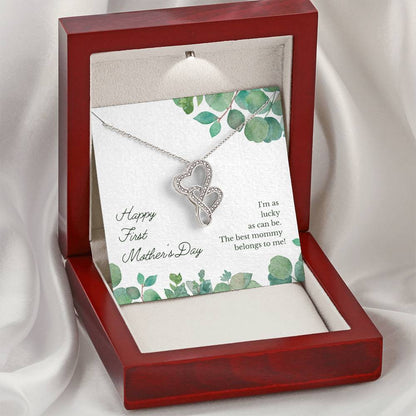 Double Heart - Mother's Day Double Hearts Necklace