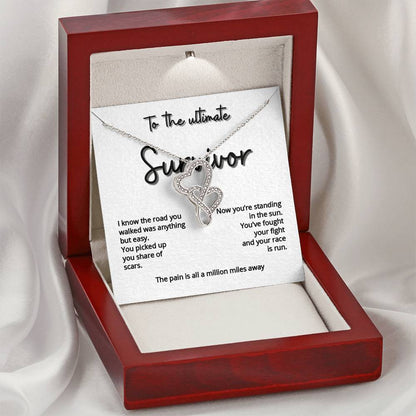 Ultimate Survivor Double Hearts Necklace