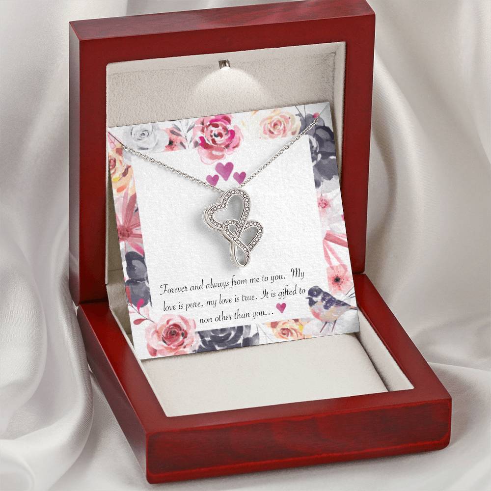 Forever Love Double Hearts Necklace
