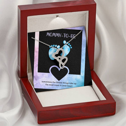 Gift For Mom Mother's Day Necklace Mom Gift To My Mom Mom Birthday Unique Double Hearts Necklace