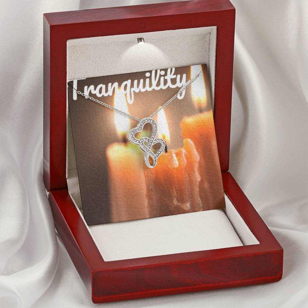 Tranquility Jewelry Ike Mens Production Double Hearts Necklace