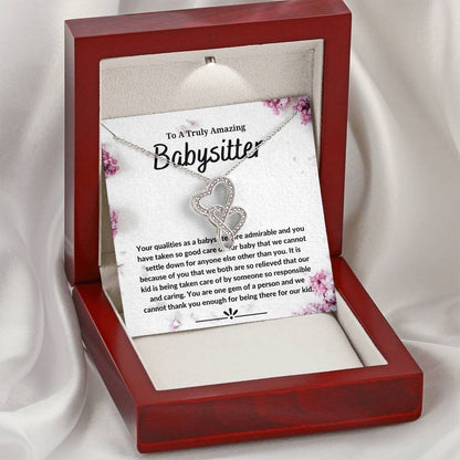 Baby Sitter - Double Heart Double Hearts Necklace