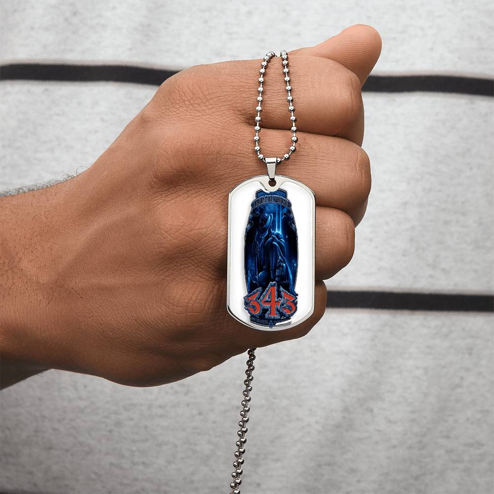 Best Gift For Firefighter - Army Tag Necklace, Dog Tag Necklace