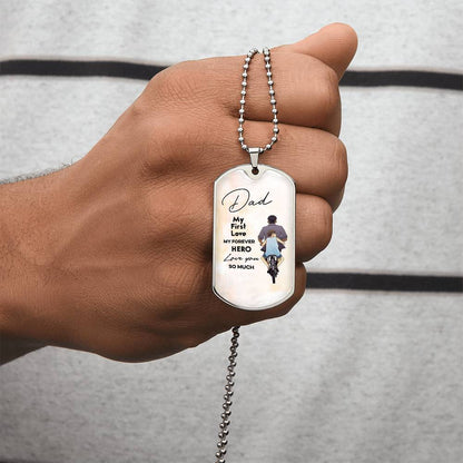 Best Fathers Day Gift Fathers Day Gift For Dad Dog Tag Pendant For Dad - Army Tag Necklace, Dog Tag Necklace
