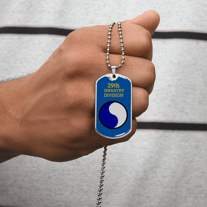 Awesome Dog Tag For 29Th Infantry Division - Army Tag Necklace, Dog Tag Necklace