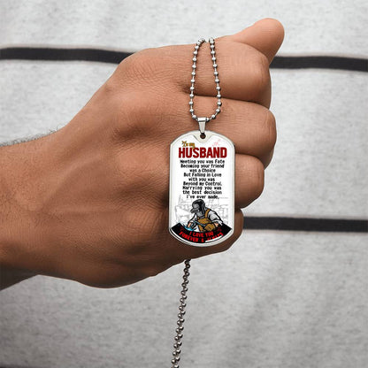 Welder Profession - Welder Husband - Welder Husband Gift From Wife - Welder's Wife - Welding Jobs - Welding Husband Birthday Gift - Army Tag Necklace, Dog Tag Necklace