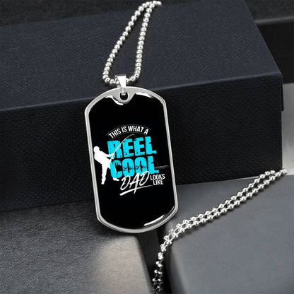 Collection Dad - Reel Cool Necklace - Army Tag Necklace, Dog Tag Necklace