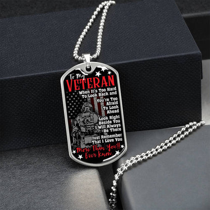Veterans Day Gift, Military Dog Tags, I Am A Veteran, Dog Tag Necklace Personalized, Veteran Gift, Custom Dog Tags - Army Tag Necklace, Dog Tag Necklace
