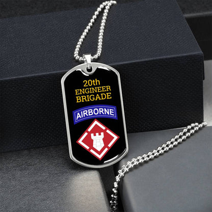 Awesome Dog Tag For 20Th Engineer Brigade - Army Tag Necklace, Dog Tag Necklace