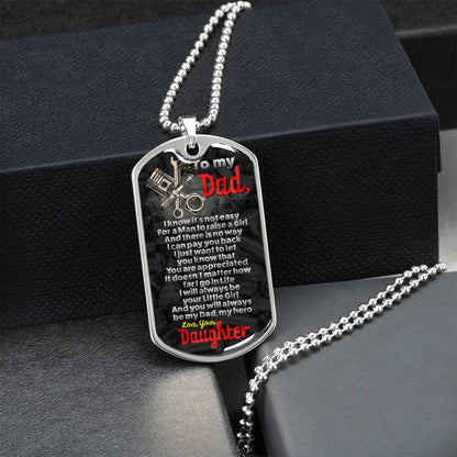 Gift For Mechanic - Premium Dog Tag - Army Tag Necklace, Dog Tag Necklace