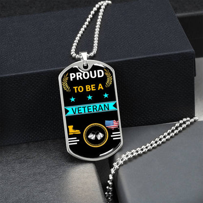 Veteran Dog Tag - Army Tag Necklace, Dog Tag Necklace