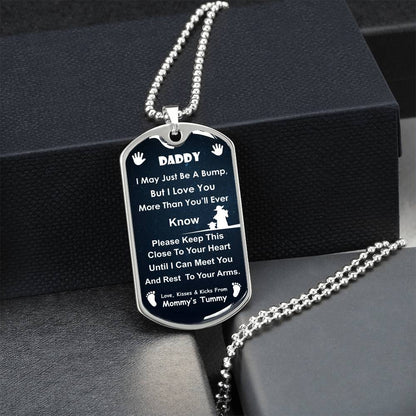 Dad Promising Luxury Necklace Gift - Army Tag Necklace, Dog Tag Necklace
