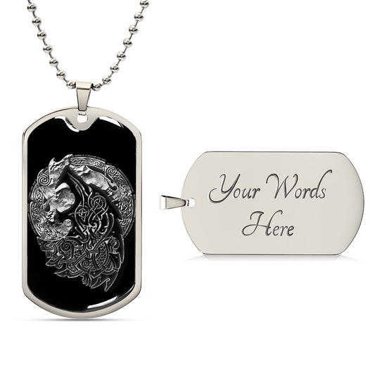 Fenrir Tag - Army Tag Necklace, Dog Tag Necklace