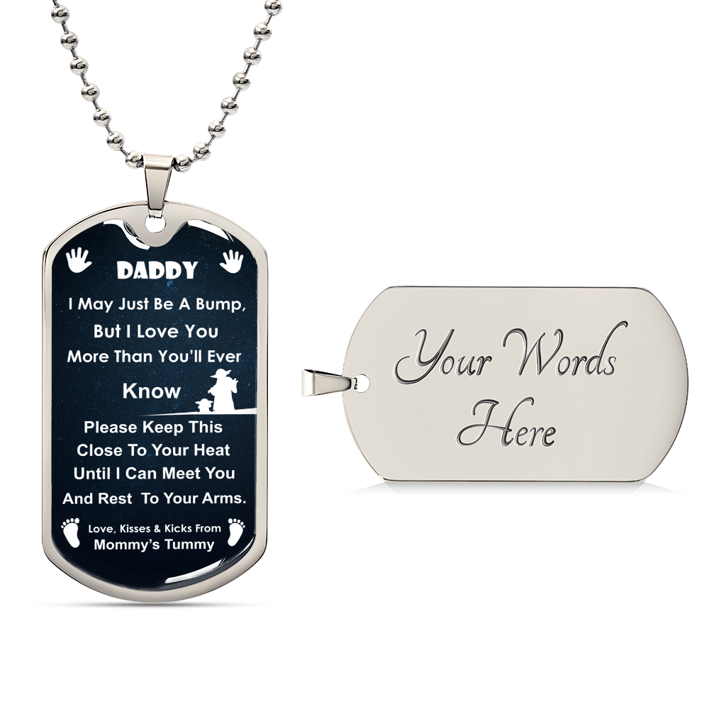 Dad Luxury Promising Luxury Necklace - Army Tag Necklace, Dog Tag Necklace
