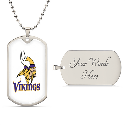 Vikings Limited Edition - Army Tag Necklace, Dog Tag Necklace