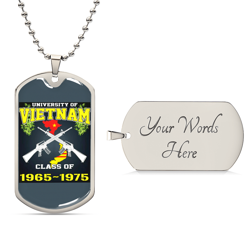 Vietnam Veteran Dog Tag - Army Tag Necklace, Dog Tag Necklace