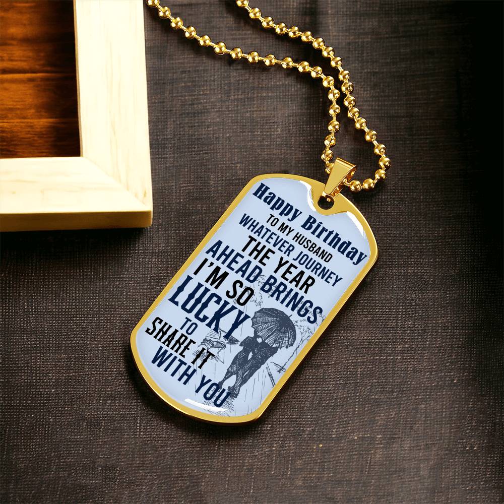 Gift For Husband - Army Tag Necklace, Dog Tag Necklace