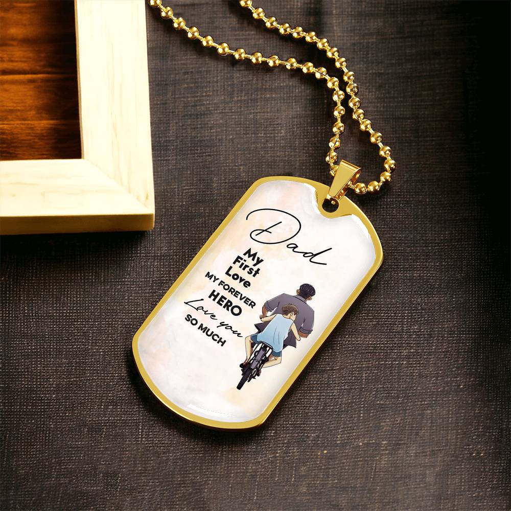 Best Fathers Day Gift Fathers Day Gift For Dad Dog Tag Pendant For Dad - Army Tag Necklace, Dog Tag Necklace