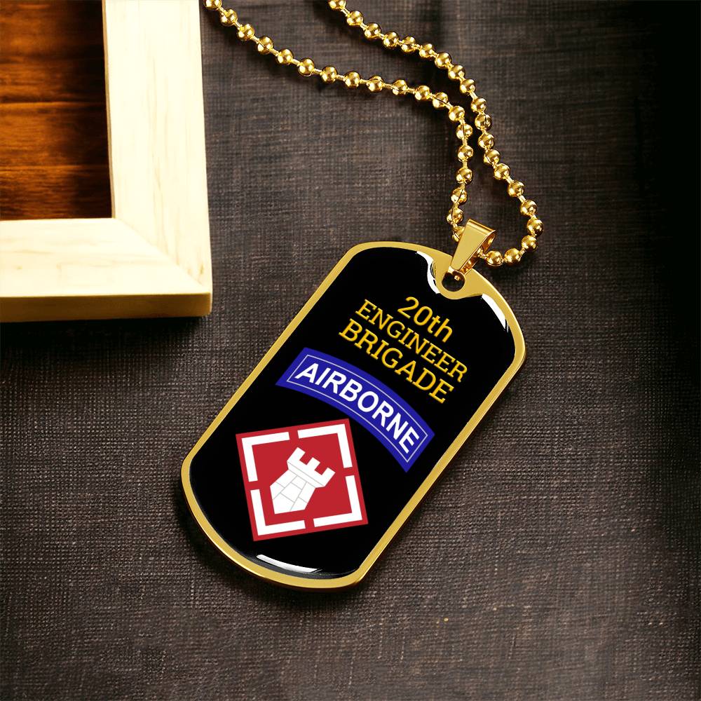 Awesome Dog Tag For 20Th Engineer Brigade - Army Tag Necklace, Dog Tag Necklace