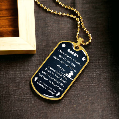 Dad Promising Luxury Necklace Gift - Army Tag Necklace, Dog Tag Necklace